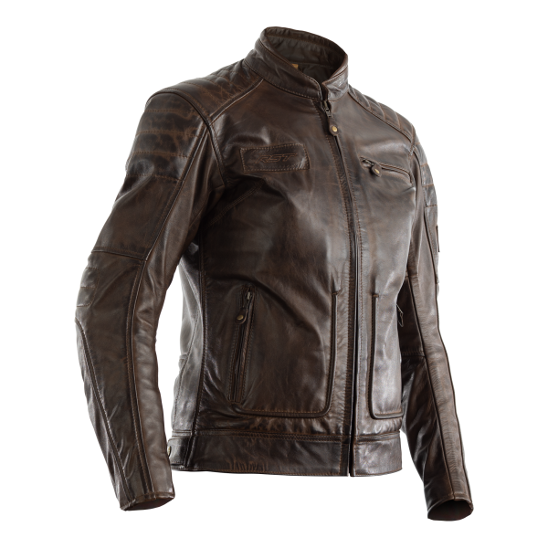 RST RST Roadster II CE Ladies Brown Leather Jacket